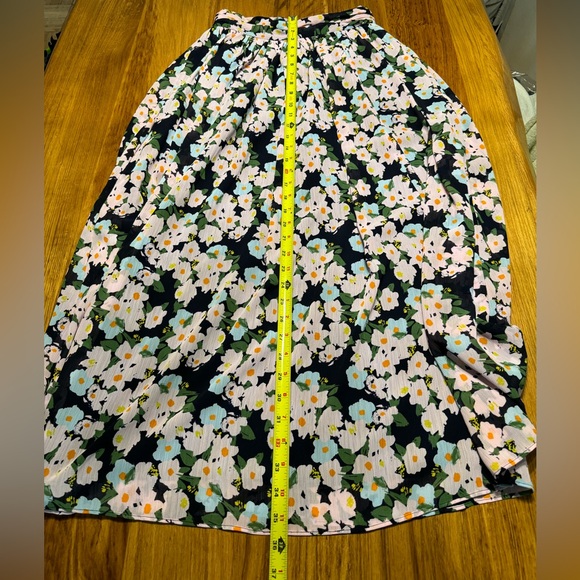 JCrew Chiffon Point Sur floral maxi skirt - Picture 6 of 11
